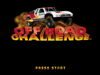 Off Road Challenge title screen for Nintendo 64